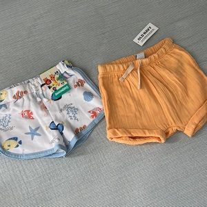 NWT bundle of baby shorts 3 to 6 months and 6 to 9 months